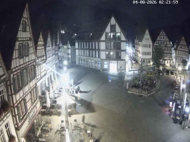 Archiv Foto Webcam Marktplatz von Bad Urach
