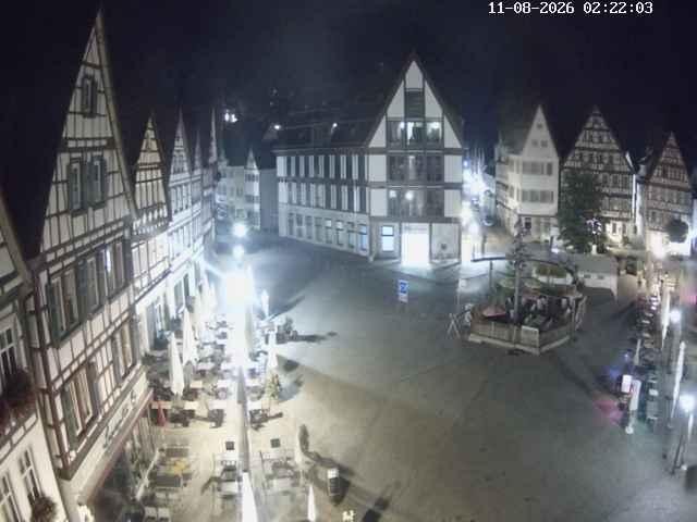 Archiv Foto Webcam Marktplatz von Bad Urach