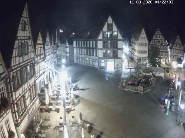 Archiv Foto Webcam Marktplatz von Bad Urach