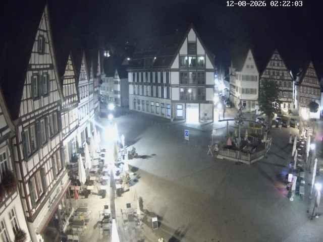 Archiv Foto Webcam Marktplatz von Bad Urach