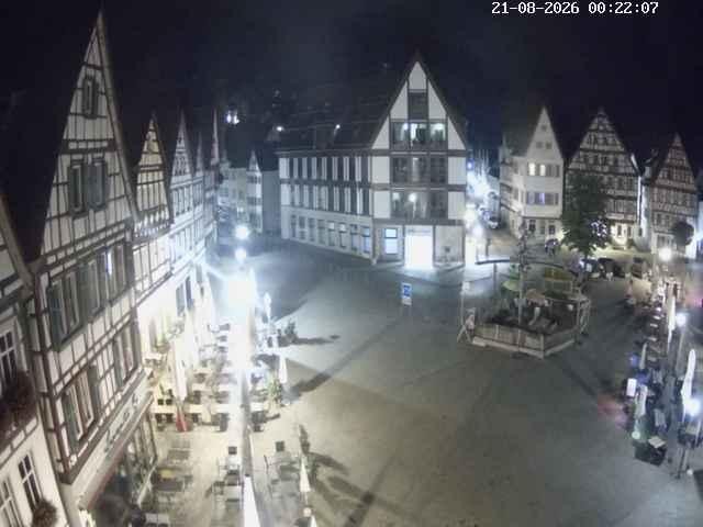 Archived image Webcam Bad Urach Market Square