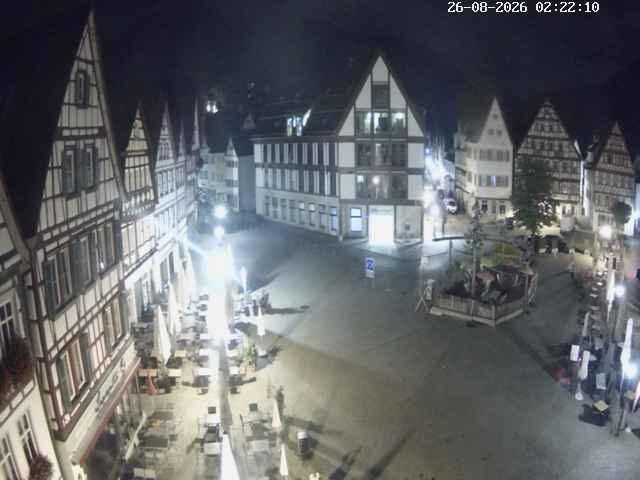 Archived image Webcam Bad Urach Market Square