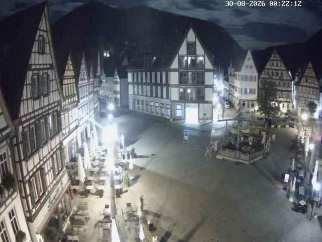 Archiv Foto Webcam Marktplatz von Bad Urach