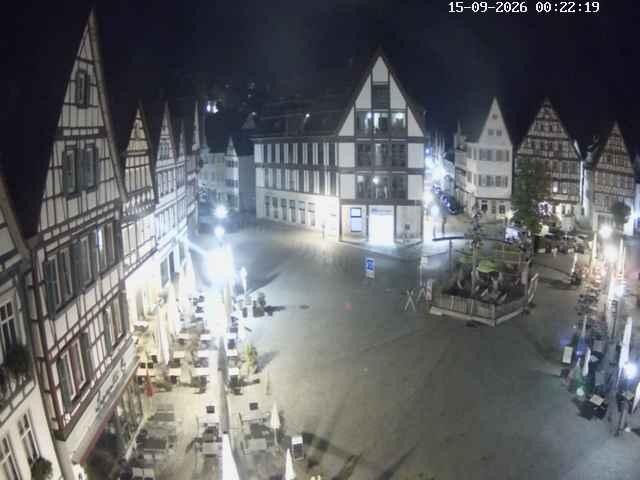 Archiv Foto Webcam Marktplatz von Bad Urach