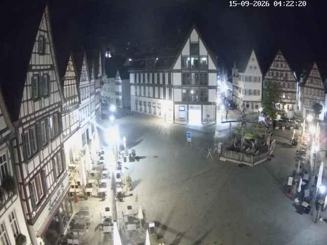 Archiv Foto Webcam Marktplatz von Bad Urach