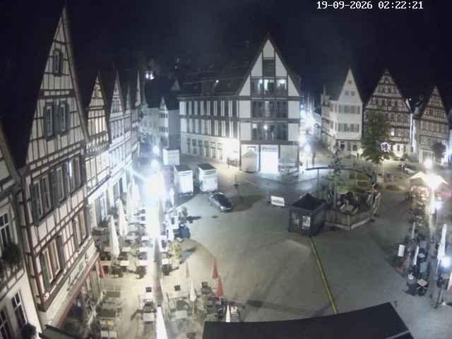 Archived image Webcam Bad Urach Market Square