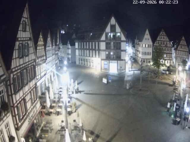 Archived image Webcam Bad Urach Market Square