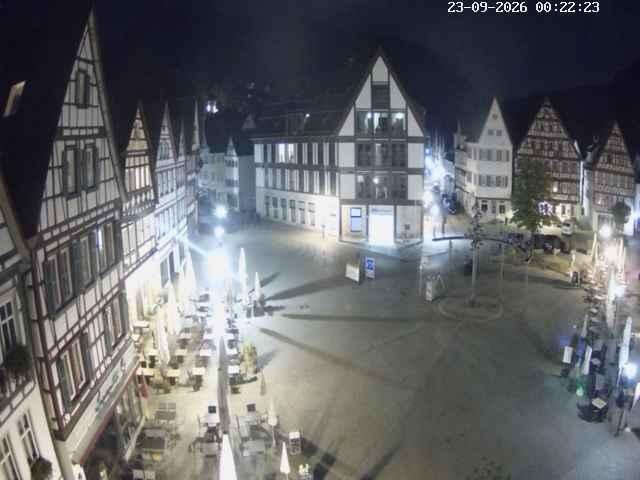 Archiv Foto Webcam Marktplatz von Bad Urach
