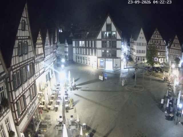 Archiv Foto Webcam Marktplatz von Bad Urach