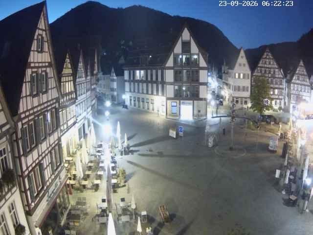 Archiv Foto Webcam Marktplatz von Bad Urach