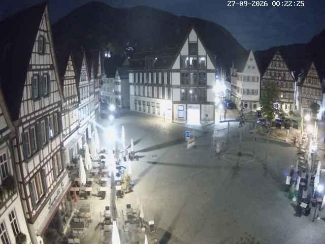 Archiv Foto Webcam Marktplatz von Bad Urach