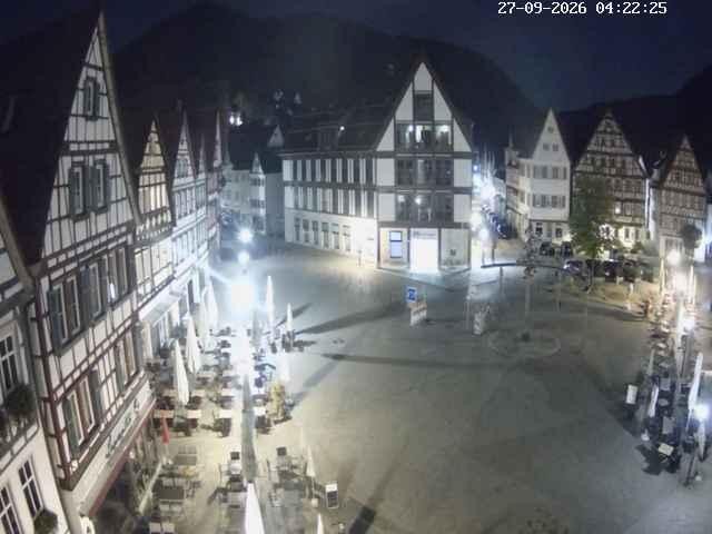 Archiv Foto Webcam Marktplatz von Bad Urach