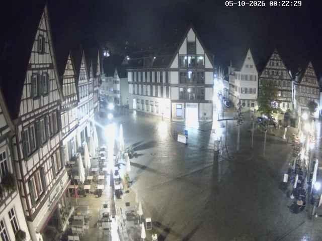 Archiv Foto Webcam Marktplatz von Bad Urach