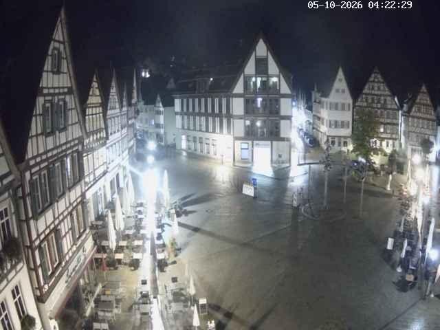 Archiv Foto Webcam Marktplatz von Bad Urach