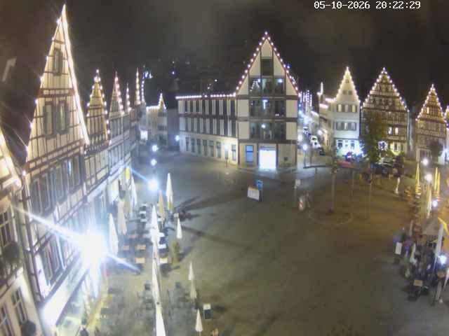Archived image Webcam Bad Urach Market Square