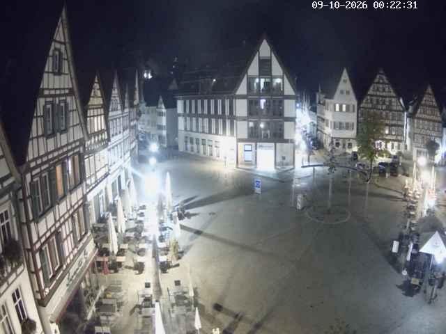 Archived image Webcam Bad Urach Market Square