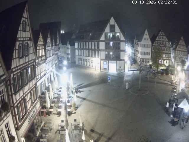 Archived image Webcam Bad Urach Market Square