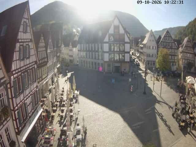 Archived image Webcam Bad Urach Market Square
