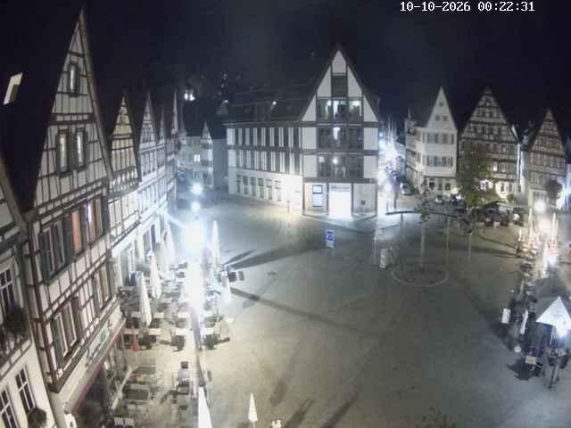 Archived image Webcam Bad Urach Market Square