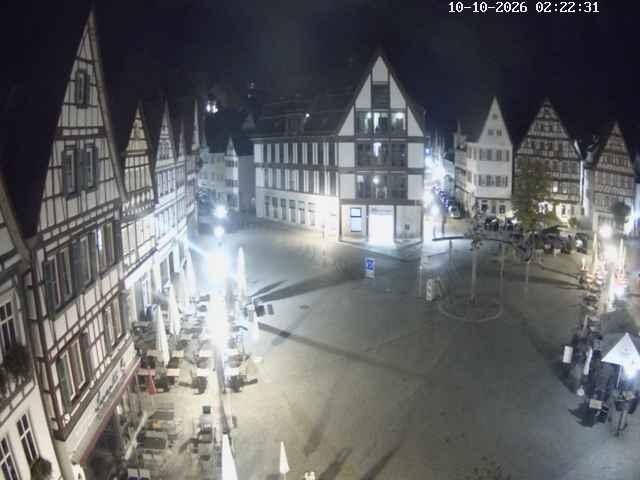 Archived image Webcam Bad Urach Market Square