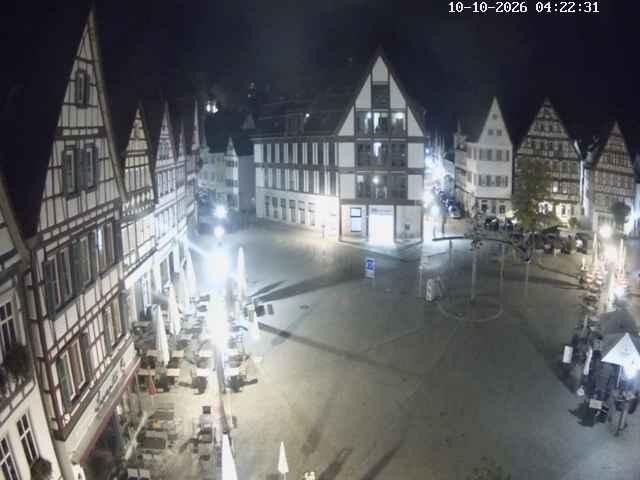 Archived image Webcam Bad Urach Market Square