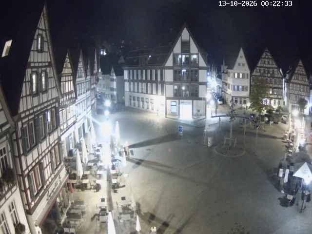 Archiv Foto Webcam Marktplatz von Bad Urach