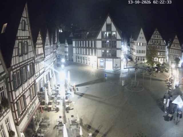 Archiv Foto Webcam Marktplatz von Bad Urach