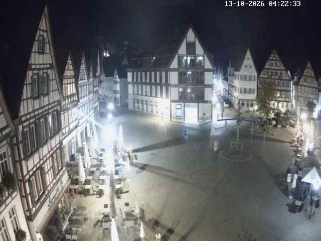 Archiv Foto Webcam Marktplatz von Bad Urach