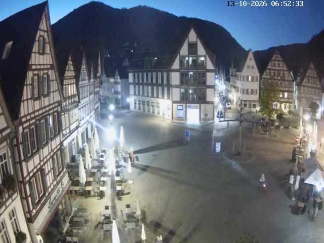 Archiv Foto Webcam Marktplatz von Bad Urach
