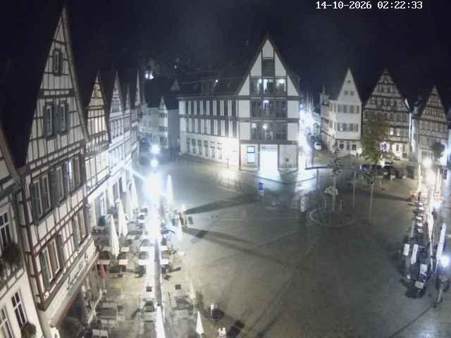 Archiv Foto Webcam Marktplatz von Bad Urach