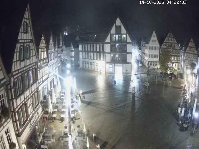 Archiv Foto Webcam Marktplatz von Bad Urach