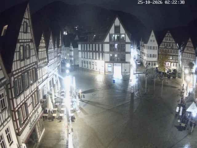 Archived image Webcam Bad Urach Market Square