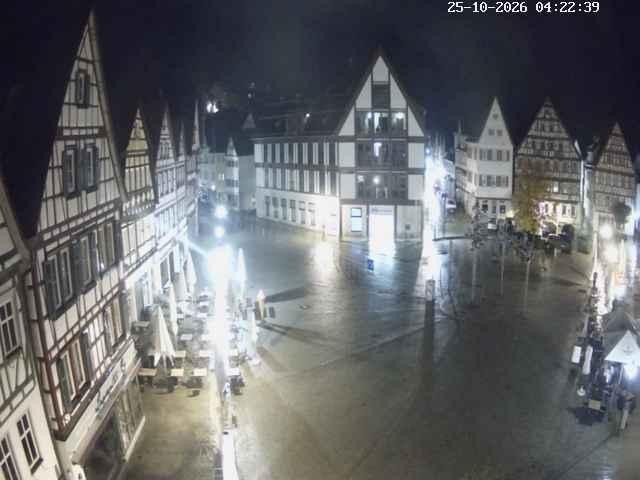 Archived image Webcam Bad Urach Market Square