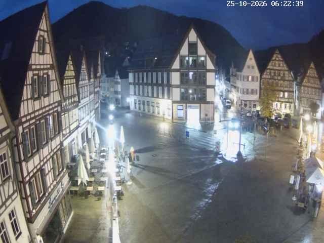 Archived image Webcam Bad Urach Market Square