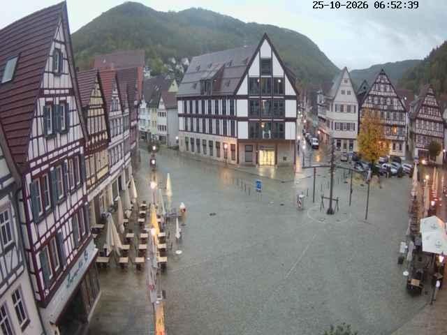 Archived image Webcam Bad Urach Market Square