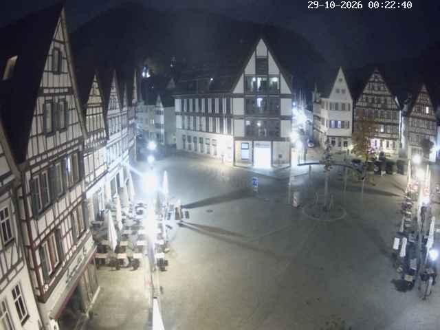 Archiv Foto Webcam Marktplatz von Bad Urach