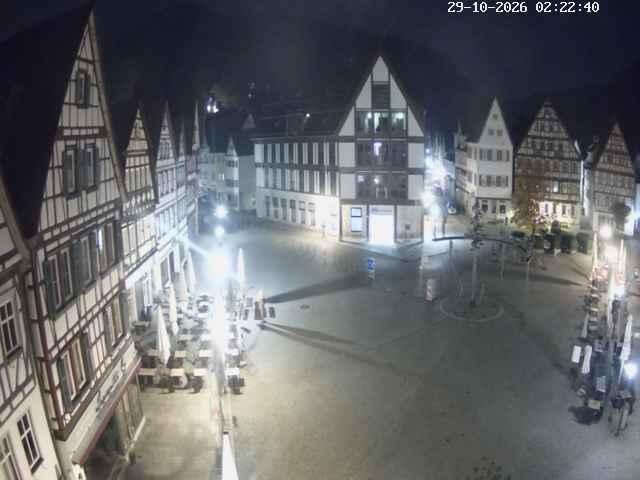 Archiv Foto Webcam Marktplatz von Bad Urach