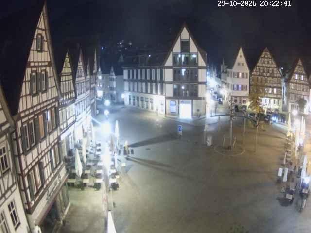 Archiv Foto Webcam Marktplatz von Bad Urach