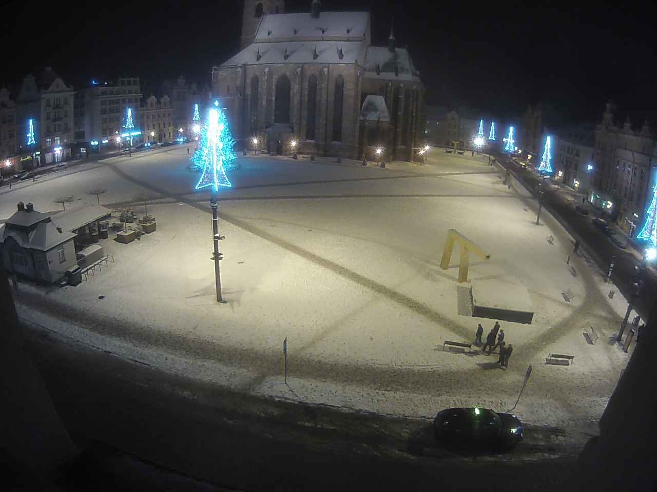 Archived image Webcam Republic Square Pilsen, Czech Republic