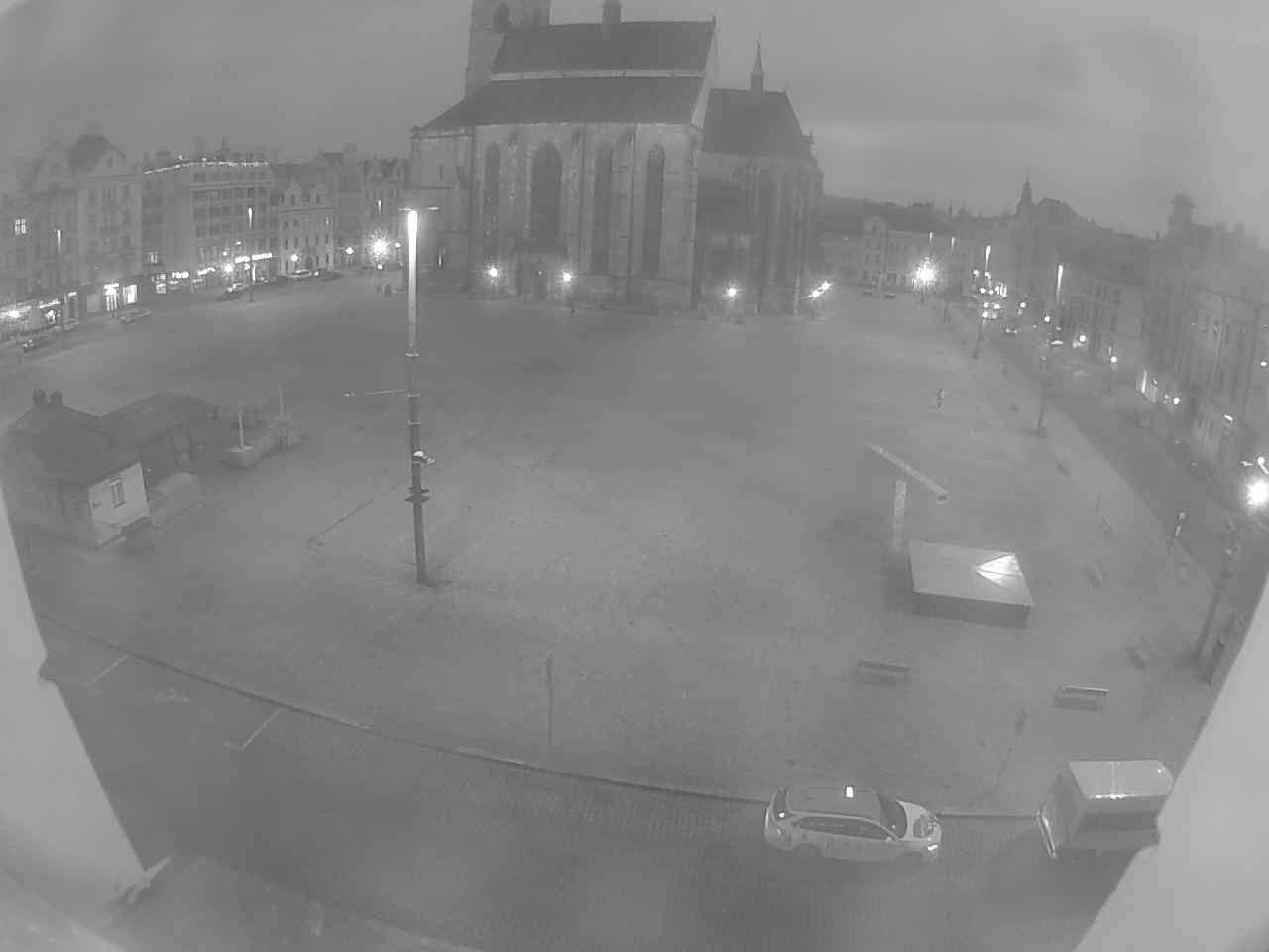 Archived image Webcam Republic Square Pilsen, Czech Republic