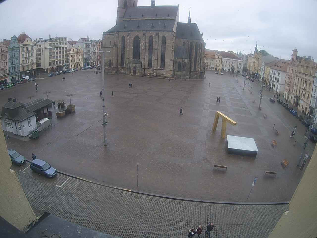 Archiv Foto Webcam Platz der Republik in Pilsen (Plzen)