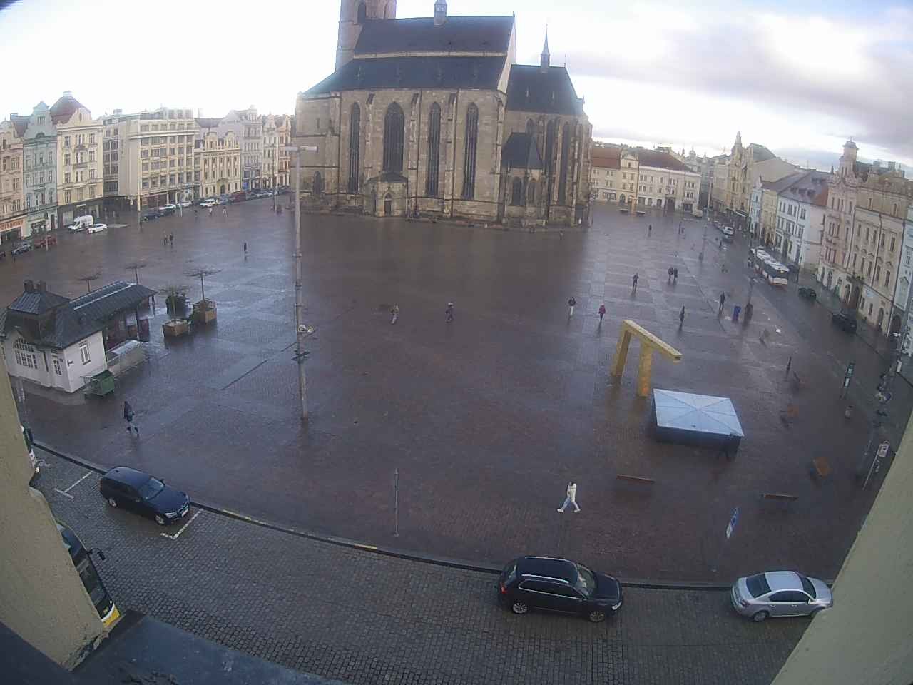 Archived image Webcam Republic Square Pilsen, Czech Republic