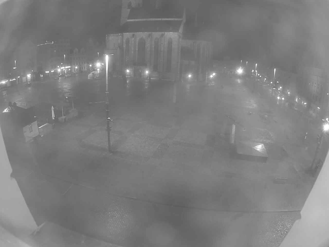 Archived image Webcam Republic Square Pilsen, Czech Republic