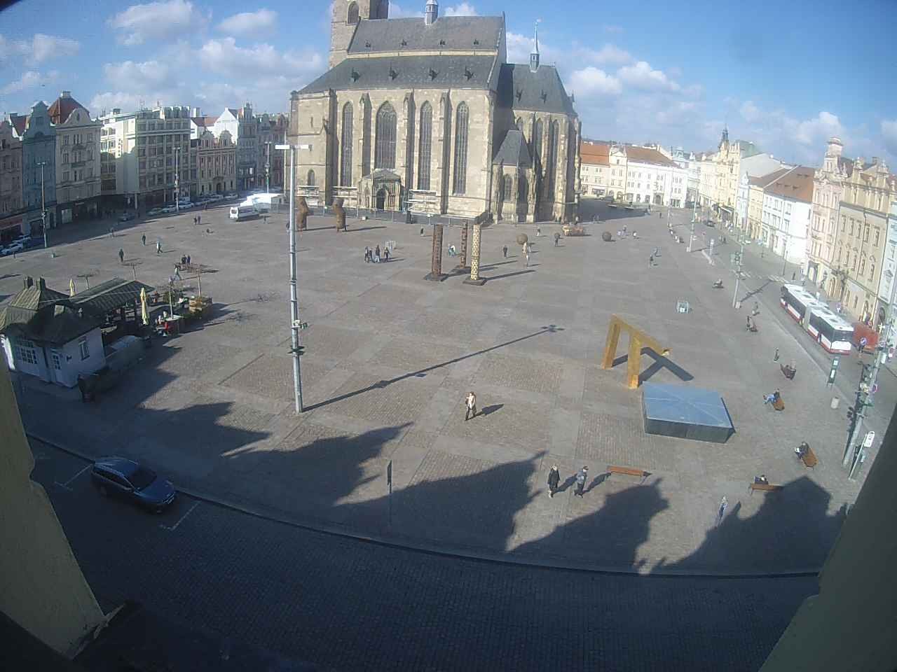 Archiv Foto Webcam Platz der Republik in Pilsen (Plzen)