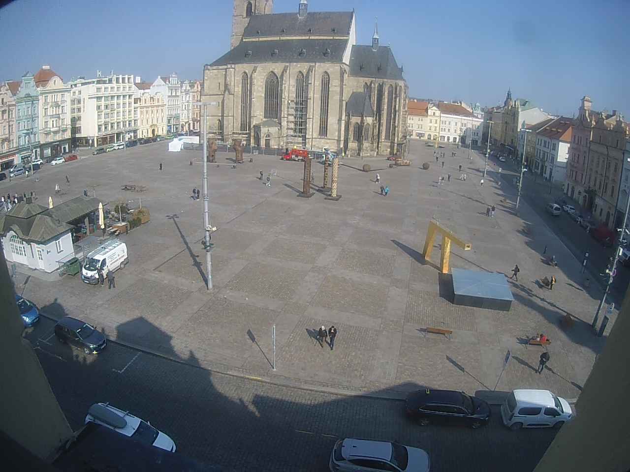 Archiv Foto Webcam Platz der Republik in Pilsen (Plzen)