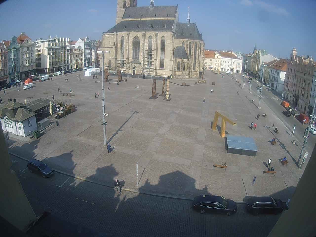 Archiv Foto Webcam Platz der Republik in Pilsen (Plzen)