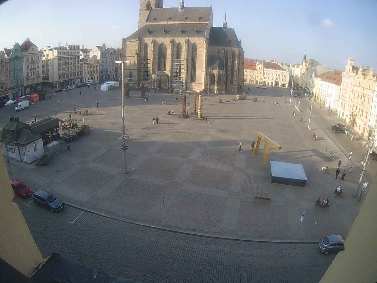Archiv Foto Webcam Platz der Republik in Pilsen (Plzen)