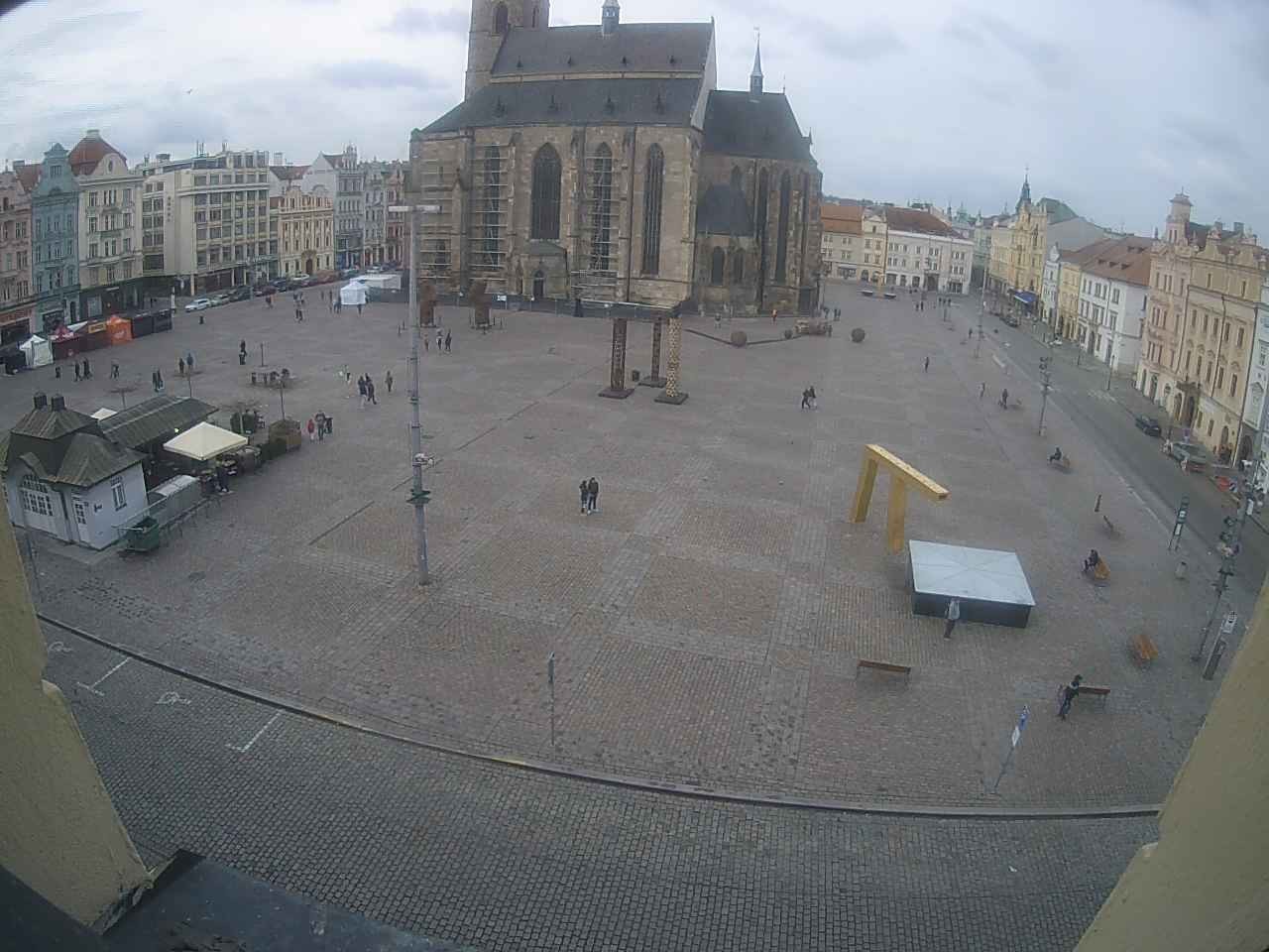 Archiv Foto Webcam Platz der Republik in Pilsen (Plzen)