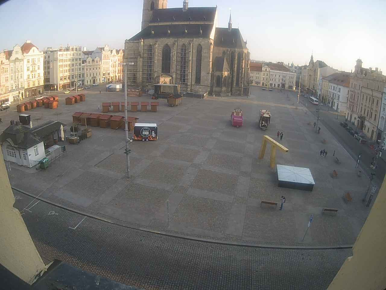 Archiv Foto Webcam Platz der Republik in Pilsen (Plzen)