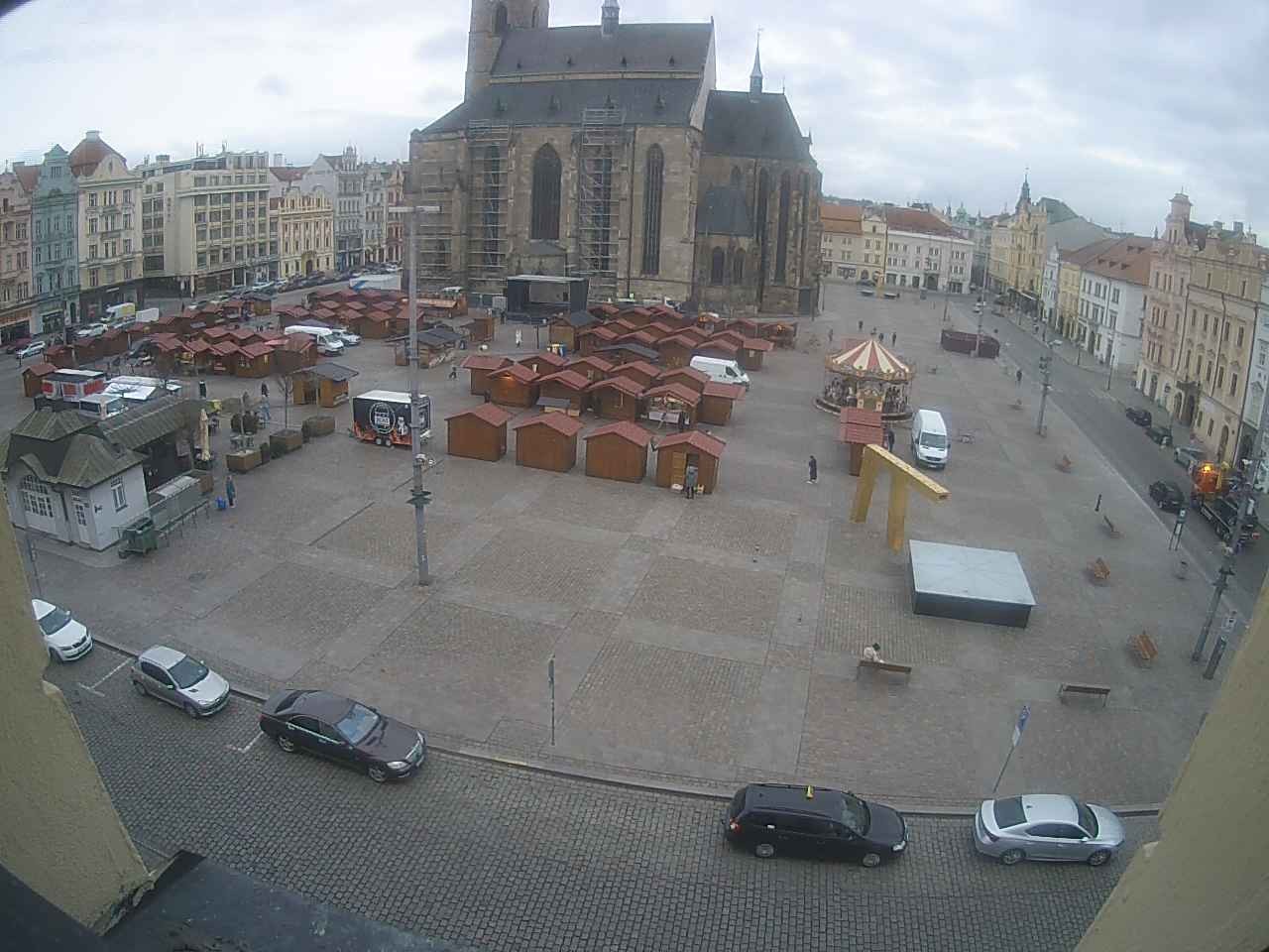Archiv Foto Webcam Platz der Republik in Pilsen (Plzen)